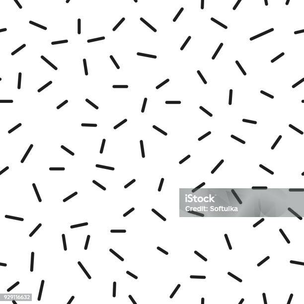 Universal Vector Seamless Pattern Of Simple Elements Stock Illustration ...