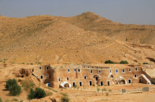 Typical village in Tunisia, North Africa