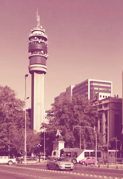Photo of TV tower in Santiago