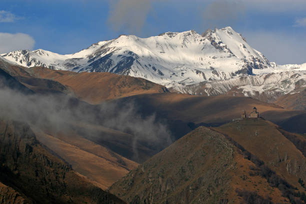 istock Gergeti Trinity Church and Mount Kazbegi 929139856