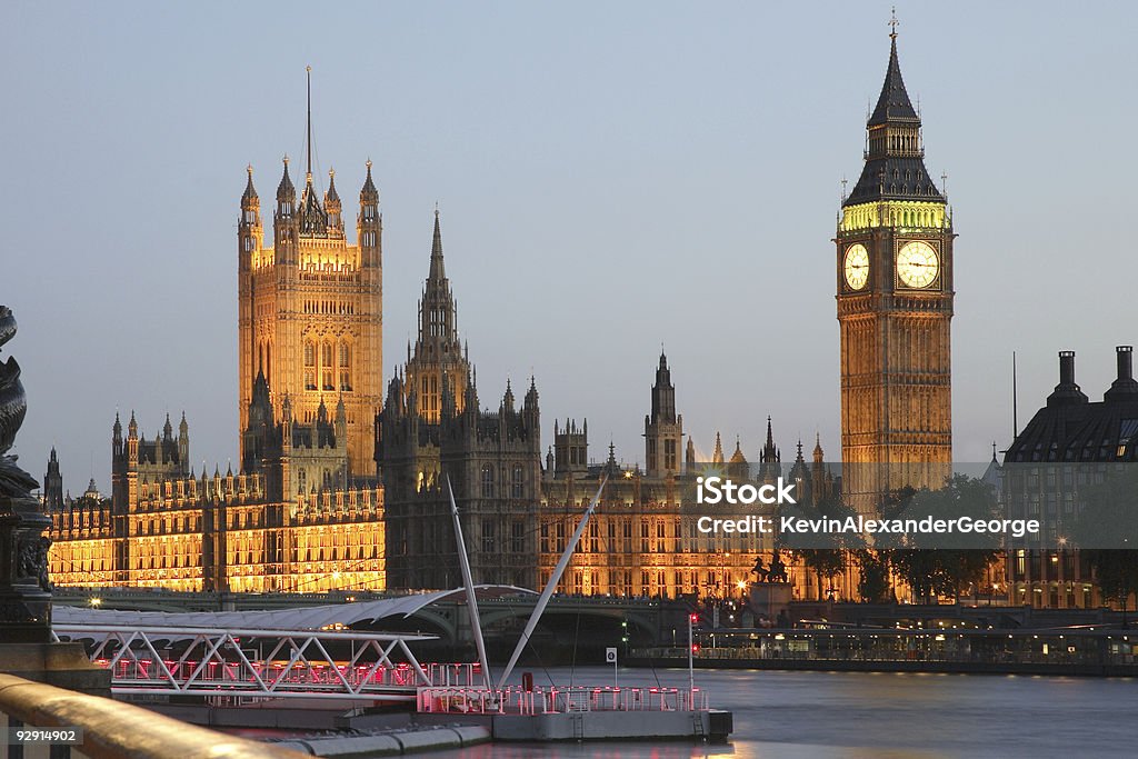 議会 Parliment ,London - イルミネーションのロイヤリティフリーストックフォト