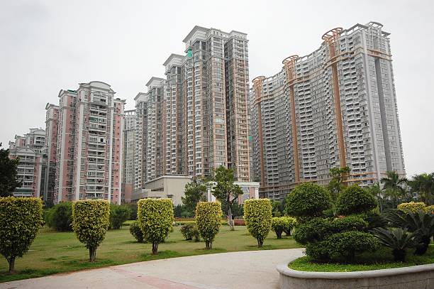 istock residential buildings and garden 92914963