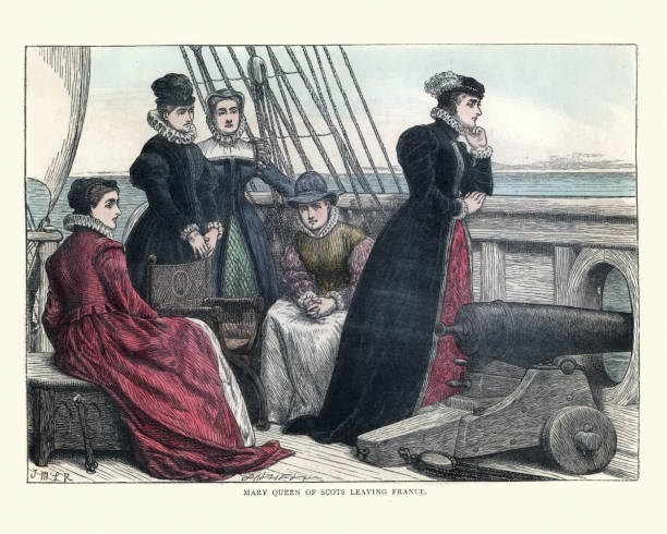 istock Mary Queen of Scots leaving France 929157466