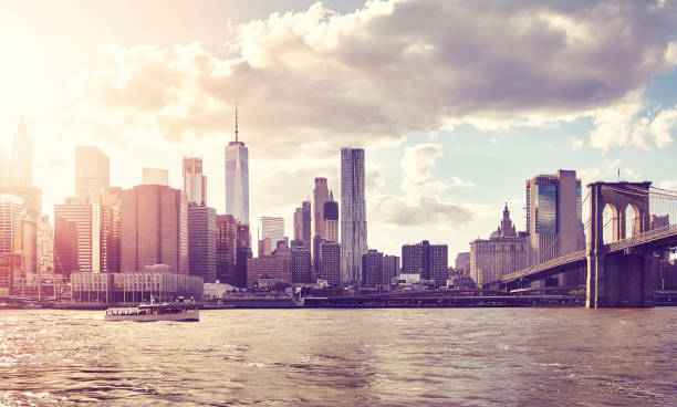 istock Manhattan seen from Brooklyn at sunset, New York. 929172314