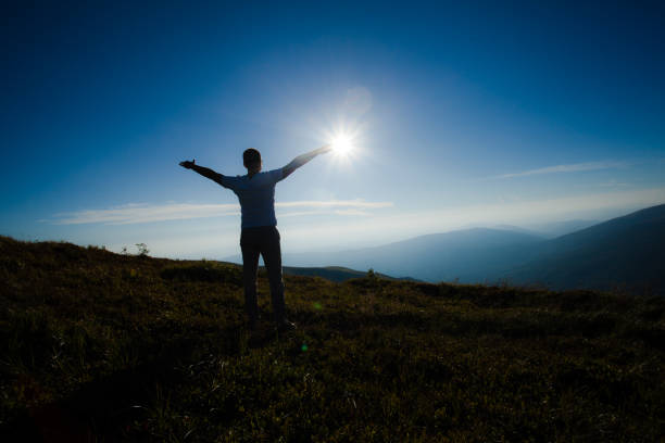 istock The man enjoying freedom 929173426