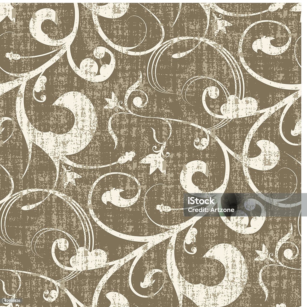 Seamless Pattern di grunge Vintage vettoriale & (jpeg - arte vettoriale royalty-free di Motivo decorativo