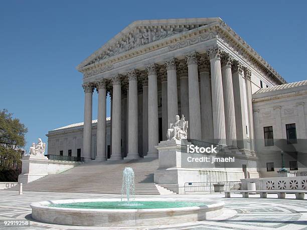 Amerikas Oberste Gerichtshof Stockfoto und mehr Bilder von Architektonische Säule - Architektonische Säule, Bundesgebäude, Farbbild