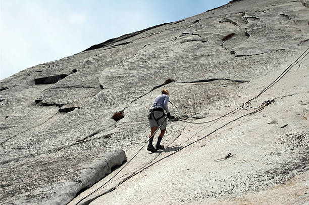 Half Dome Summit, Yosemite stock photo