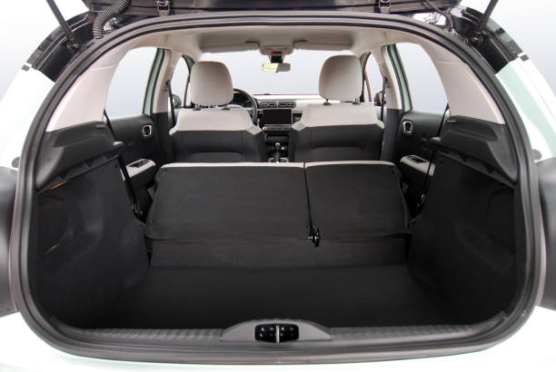 istock Empty trunk of the small car 929196426
