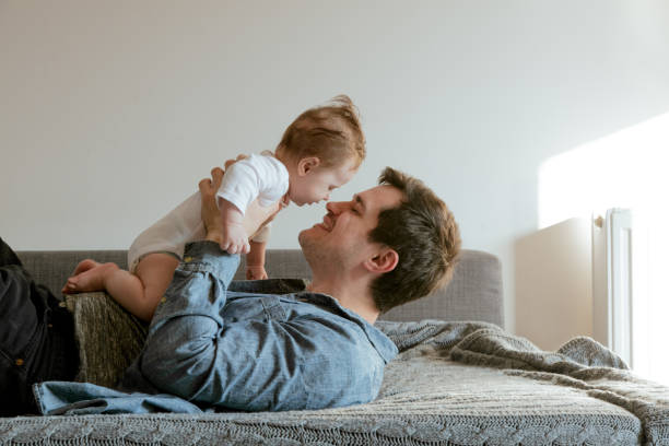 istock Young father and baby boy 929196628