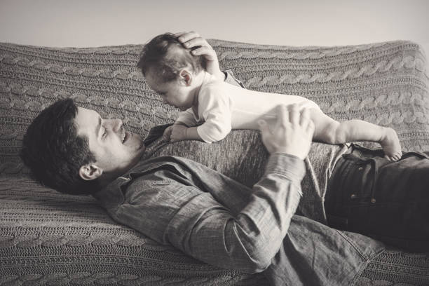 istock Young father and baby boy 929196636