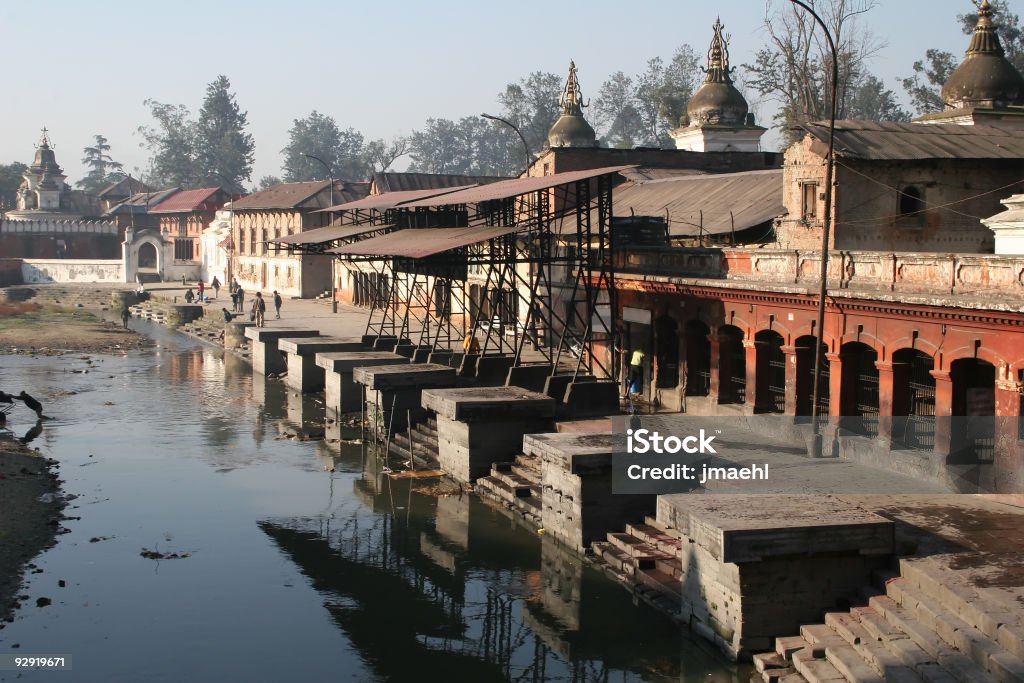 Pashupatinath, Nepal - Zbiór zdjęć royalty-free (Bagmati Province)