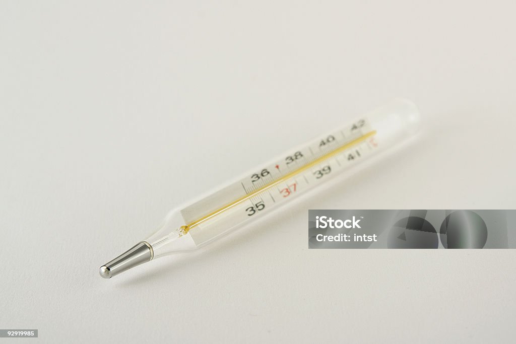 Quicksilver Медицинский термометр - Стоковые фото Без людей роялти-фри