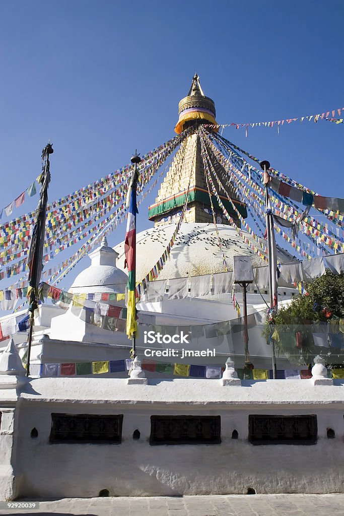 Bodhnath Stupa-Nepal - Lizenzfrei Antiker Gegenstand Stock-Foto