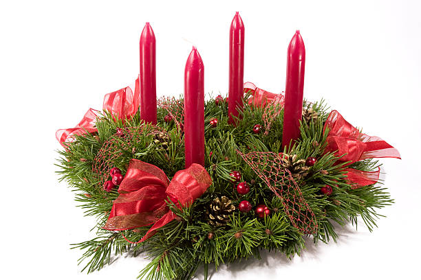 Advent wreath  advent candle wreath adventskranz stock pictures, royalty-free photos & images