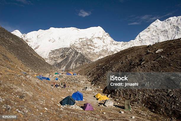 Island Peak Base Campnepal Stockfoto und mehr Bilder von Abenteuer - Abenteuer, Asien, Basislager