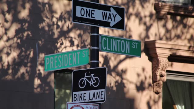 Street Signs For President Clinton