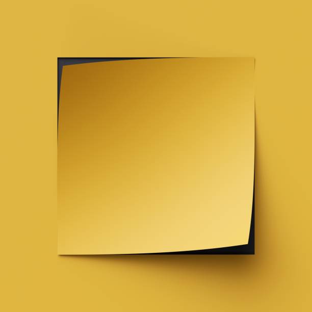 Yellow and white 3d geometric background, selective focus