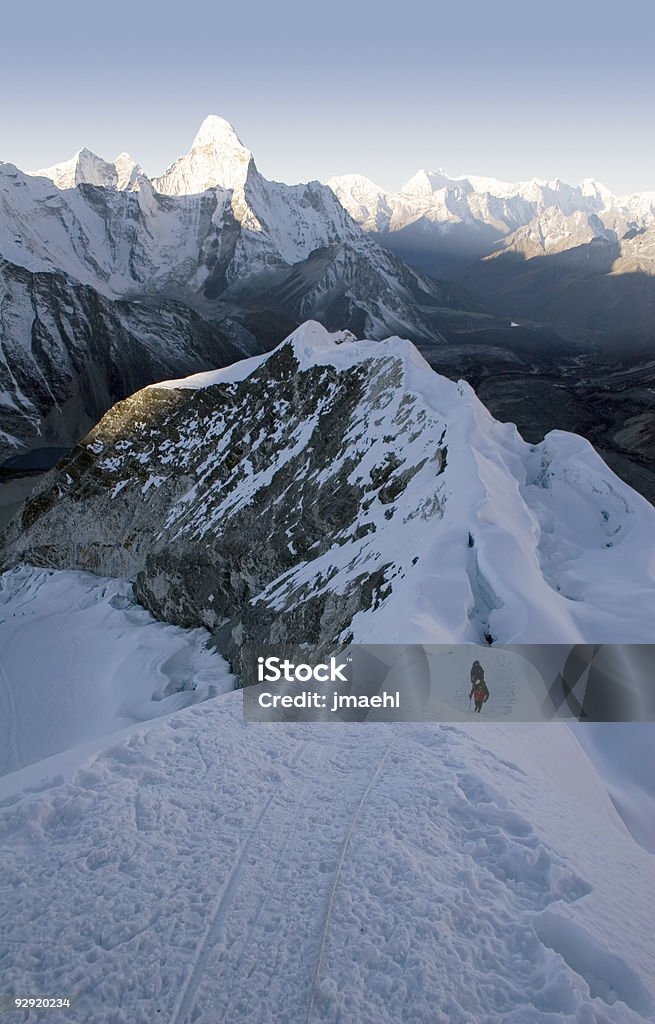 Айленд-пик-Непал - Стоковые фото Гора Эверест роялти-фри