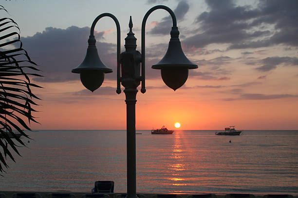 Jamaican Sunset stock photo