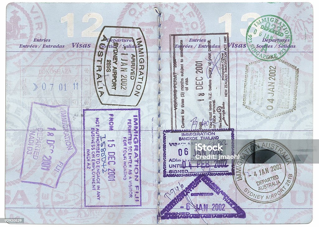 Passaporte americano - Foto de stock de Passaporte royalty-free