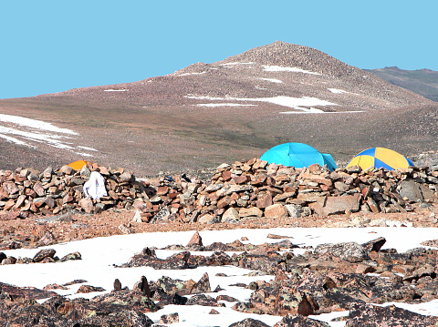 Campamento Base del pico de granito photo