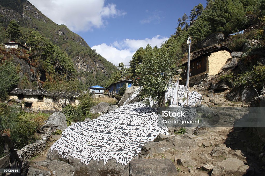 Mani pedras-Nepal - Foto de stock de Nepal royalty-free