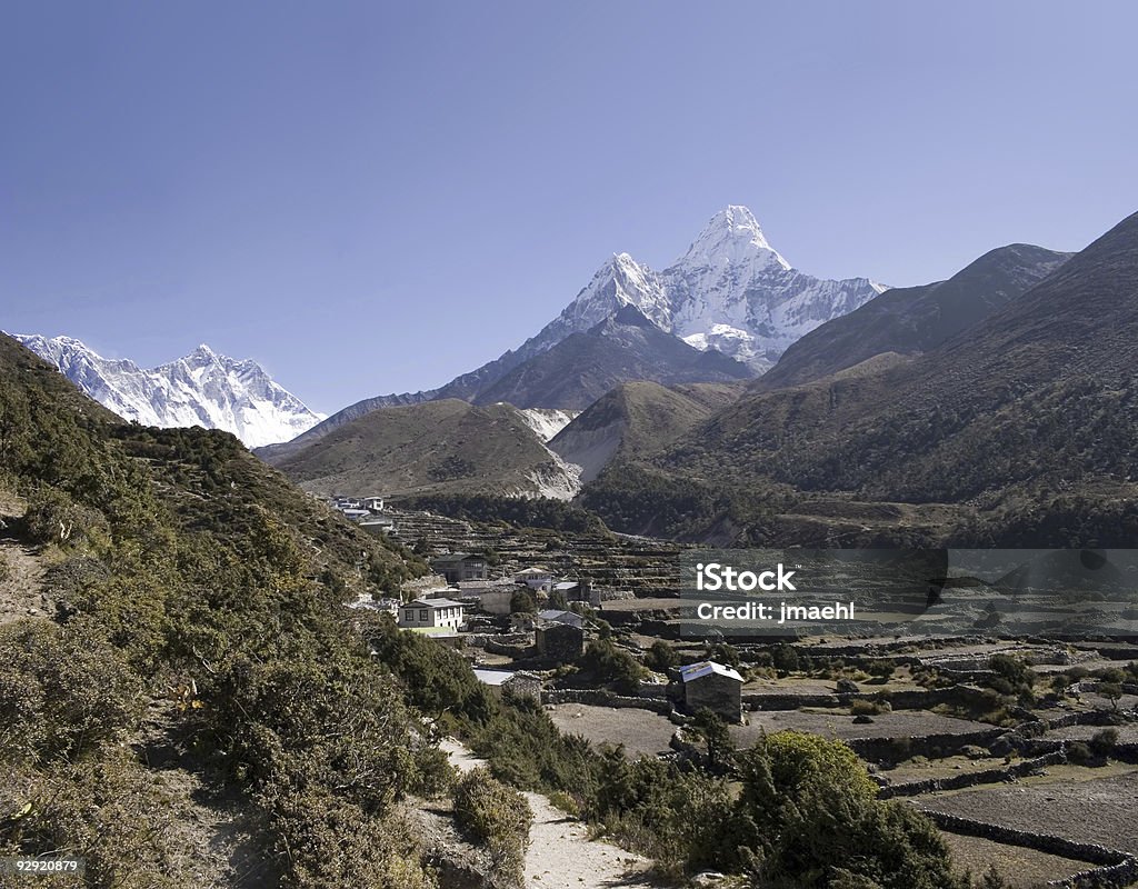 Pangboche, Nepal - Foto stock royalty-free di Agricoltura