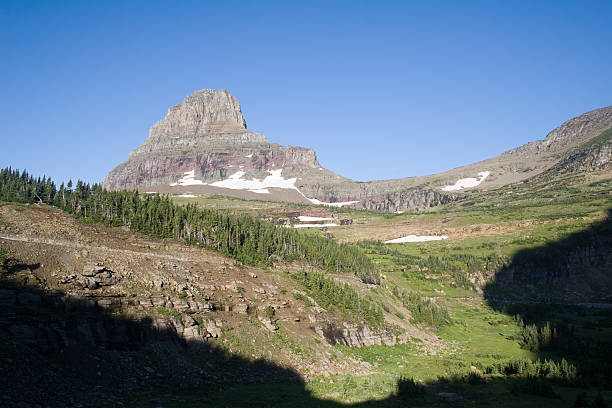 национальный парк глейм, монтана - montana british columbia glacier national park mountain mountain range стоковые фото и изображения