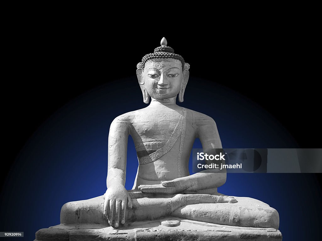 Dhyani Budda Aksobhya Statua - Zbiór zdjęć royalty-free (Bez ludzi)