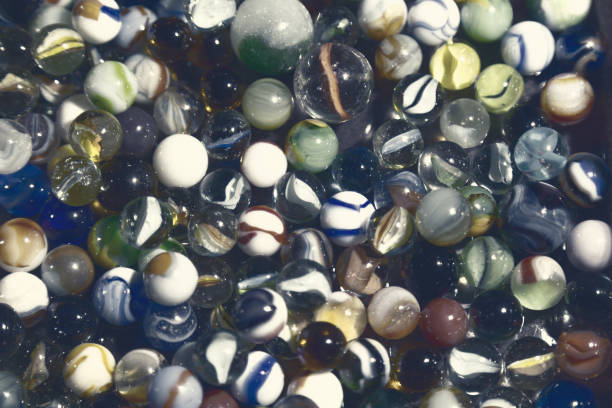 istock Collection of Vintage Glass Marbles 929212034