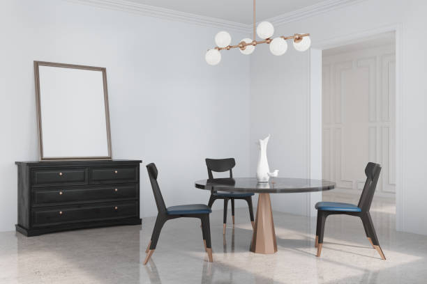istock White living room corner, poster 929212346