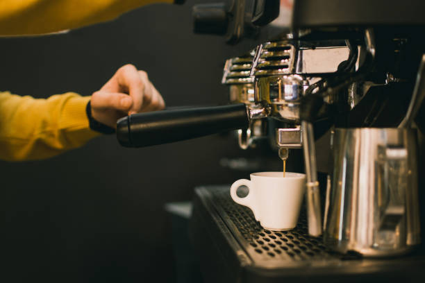 istock Young barista is preparing a coffee 929238116
