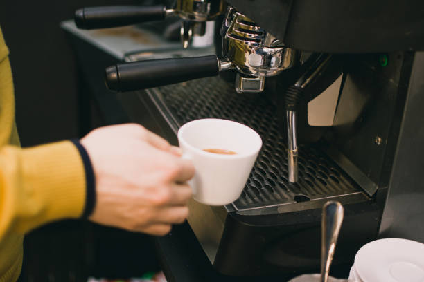 istock Young barista is preparing a coffee 929238838