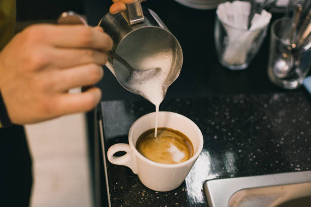 istock Young barista is preparing a coffee 929238916
