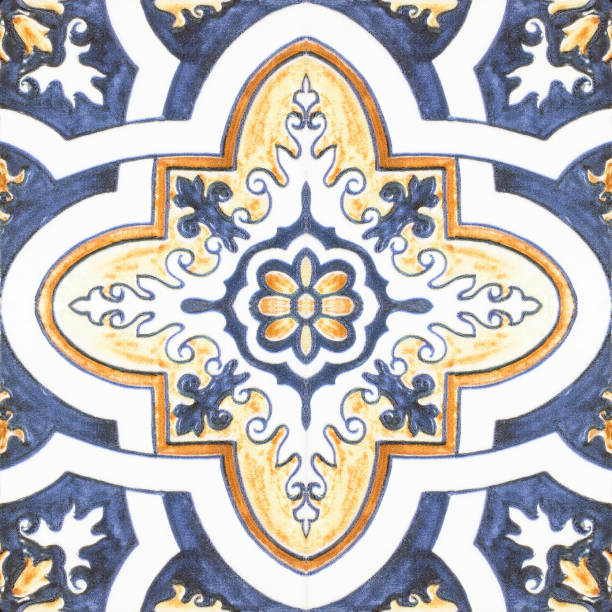 istock Beautiful ceramic tiles patterns handcraft from thailand In the 929239200