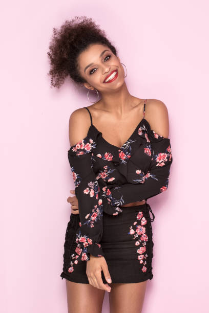istock Smiling african american girl posing. 929260724