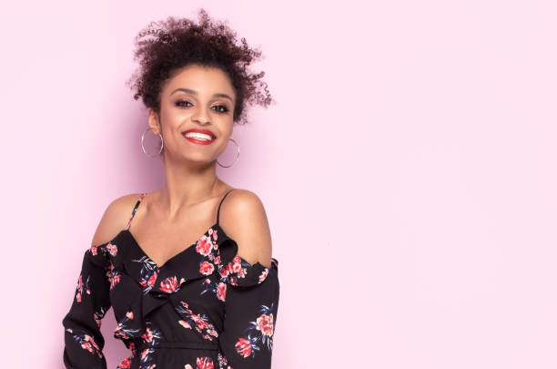 istock Smiling african american girl posing. 929261032