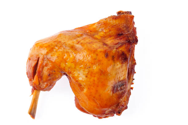 istock On a white background of the chicken leg 929291566