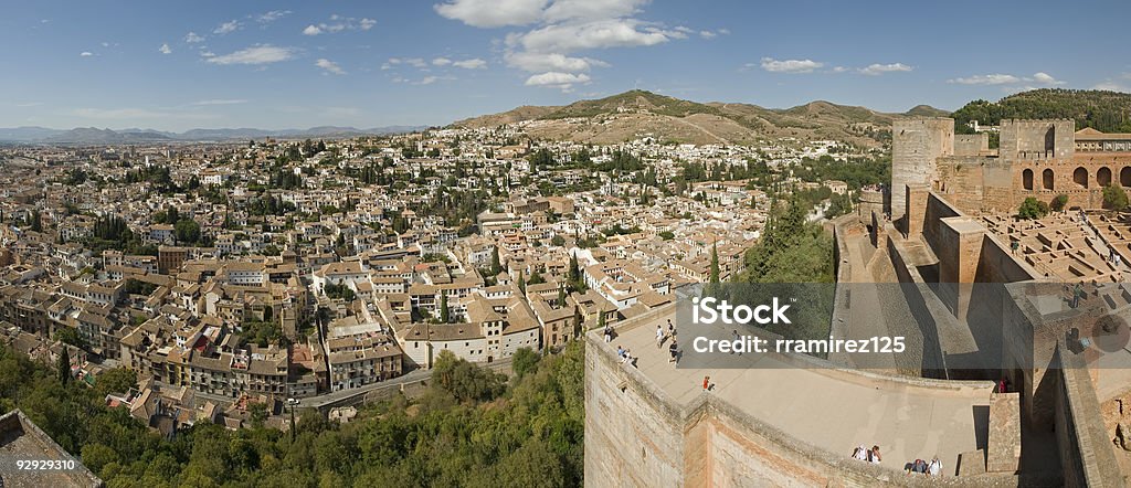 Skyline von Granada, Spanien - Lizenzfrei Alhambra - Granada Stock-Foto