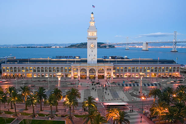 Embarcadero Building San Francisco, California. bay bridge stock pictures, royalty-free photos & images