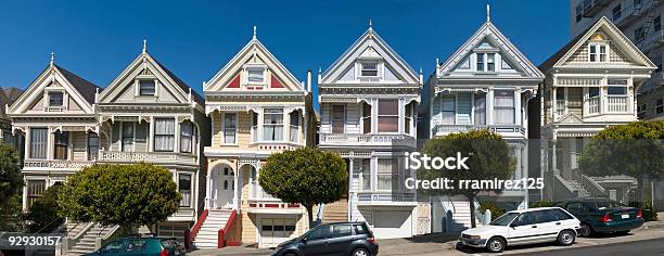 Siete Hermanas Cosido Primer Plano Del Big Archivo Foto de stock y más banco de imágenes de San Francisco - San Francisco, Casa, Aire libre