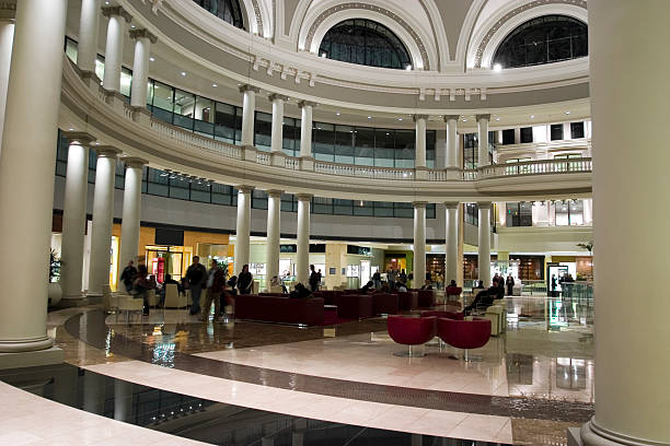 istock Shopping Center chairs in dome 92930210