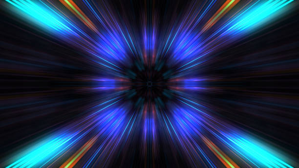 istock 3D Futuristic abstract business and technology concept, Acceleration super fast motion blur of light ray for background design. 929317046