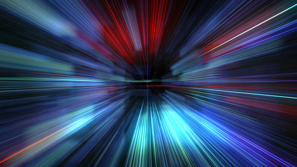 3D Futuristic abstract business and technology concept,