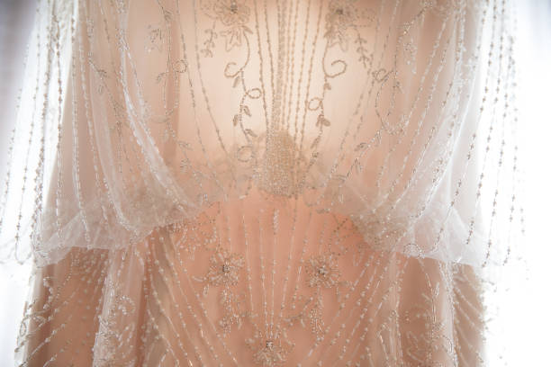 istock Wedding Dress Detail 929338548