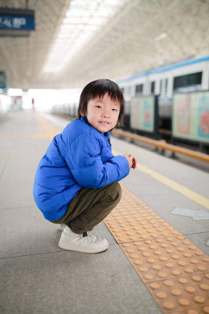 The little boy on the subway