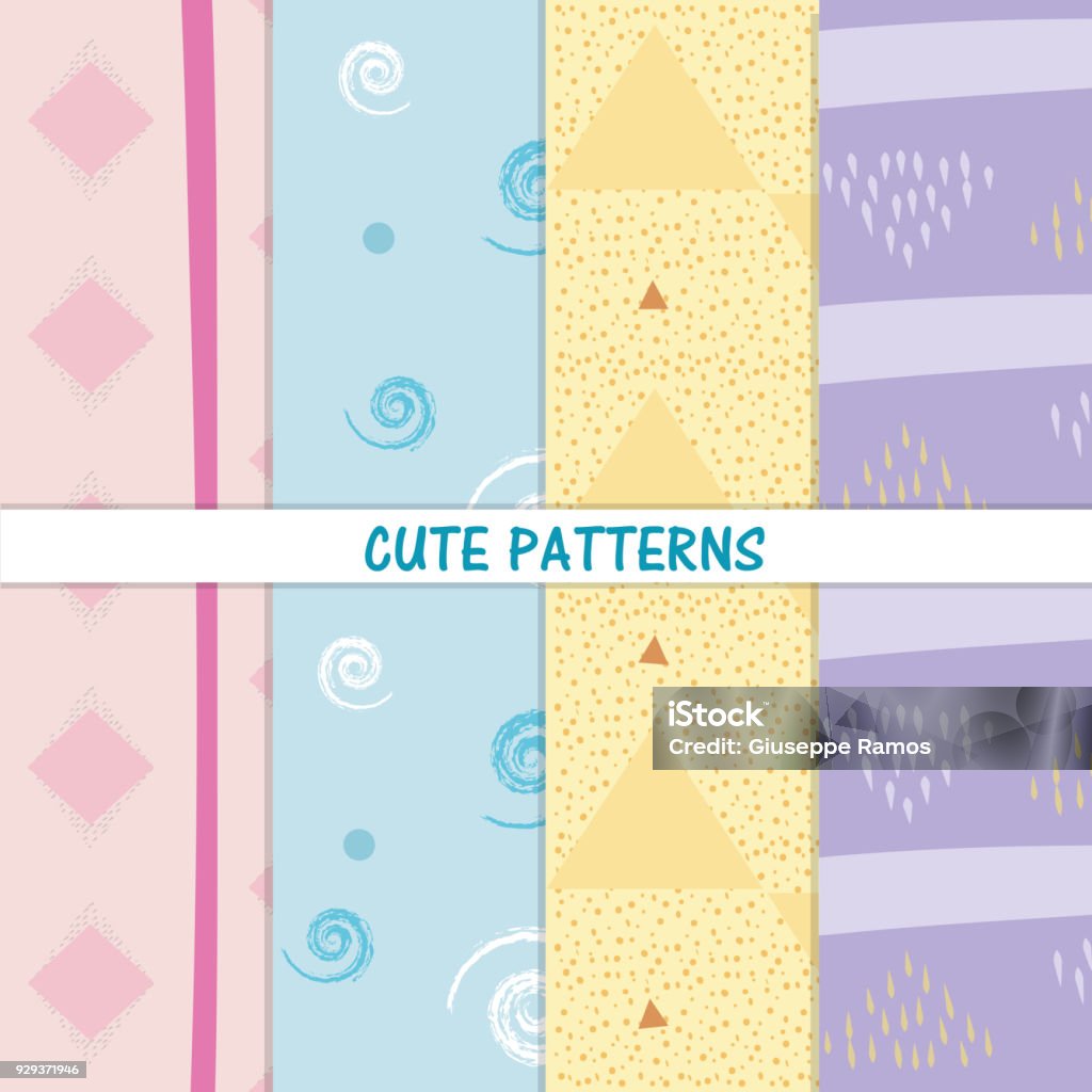 Cute Re Pattern Background Cute Patterns Backgrounds Stock Illustration - Download Image Now ...