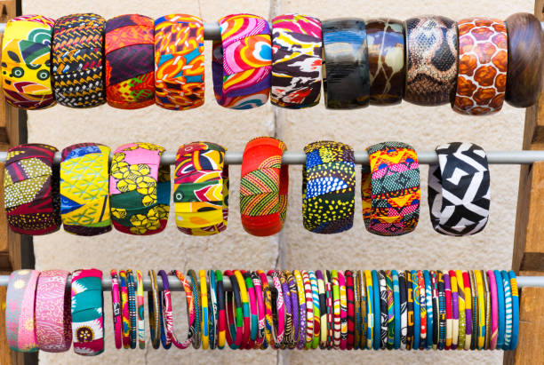 istock A Rack of Colorful Bangles for Sale 929381010
