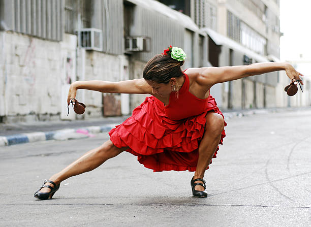 Flamenco dancer pose  flamenco dancing photos stock pictures, royalty-free photos & images